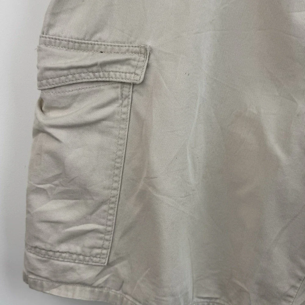 Polo Jeans Co Ralph Lauren Cargo Shorts Mens 40 Beige Utility Cotton Hiking Y2K